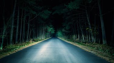 Road at night