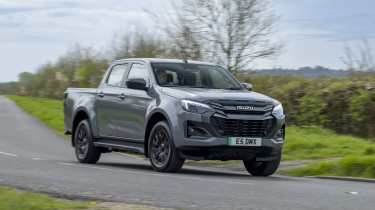 New Isuzu D-Max EV - front cornering 