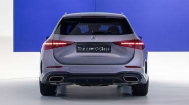 Mercedes C-Class Estate facelift - full rear