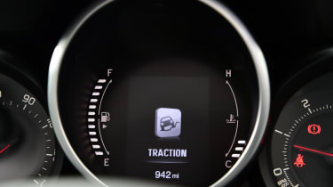 Traction control dashboard message