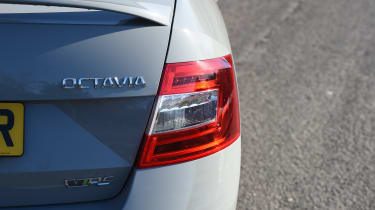 Skoda Octavia vRS 4x4 2016 UK - rear light