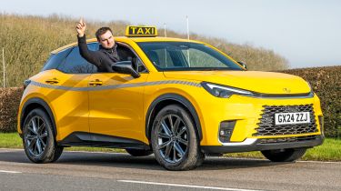 Lexus LBX long-term test - taxi hero shot