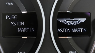 Aston Martin Vanquish dials