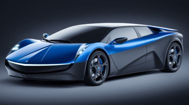 Elextra EV four-seat supercar front