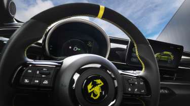 Abarth 600e - steering wheel