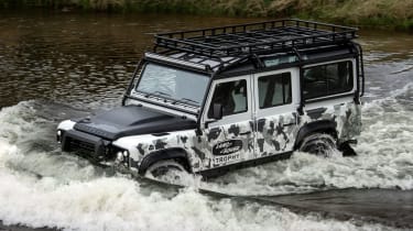 Land Rover Defender Trophy II - wading through water