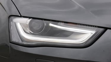 Audi A4 Avant headlight detail