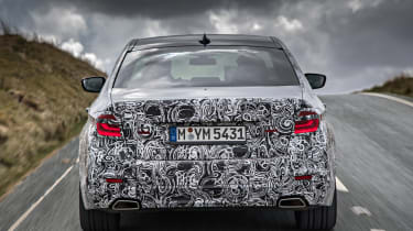 BMW 5 Series prototype 2016 - rear tracking