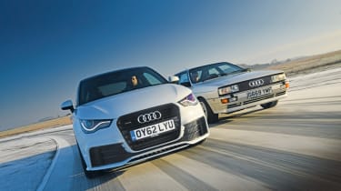 Audi A1 vs Audi quattro