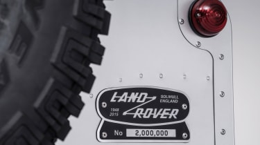 Land Rover Defender no 2 million - land rover