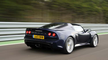 Lotus Exige S Roadster rear action