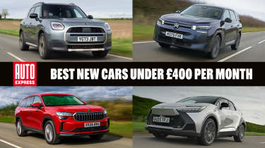 Best new cars under £400 per month - header image
