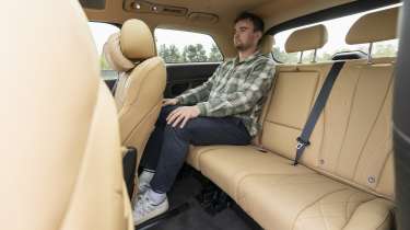 New Denza D9 - Auto Express senior news reporter Alastair Crooks sat in the rear third row