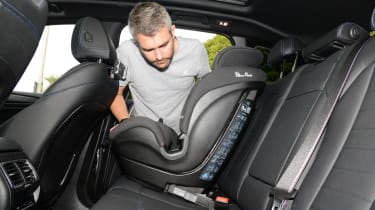 BMW iX3 long term test first report - car seat