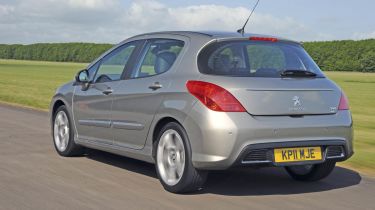 Peugeot 308 1.6 e-HDi rear track