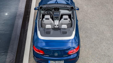 Mercedes C-Class Cabriolet - static overhead 2
