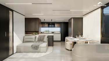 Pininfarina AI Transformer Home Trailer - living area