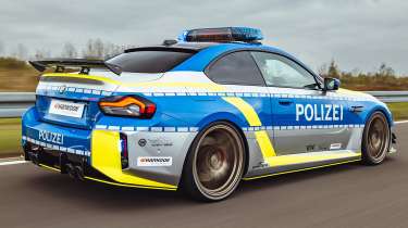 Police BMW M2 by AC Schnitzer - dynamic rear 3/4