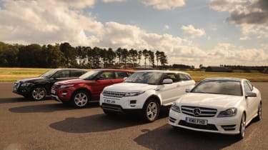 Range Rover Evoque vs rivals