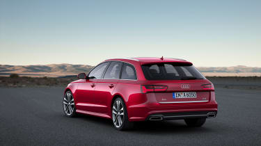 Audi A6 facelift - Avant rear three quarter