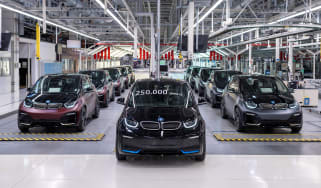 Final BMW i3 leaving the production line