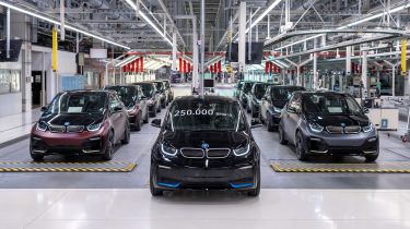 Final BMW i3 leaving the production line