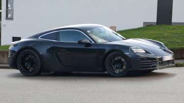 Porsche Cayman spy shot - front angled