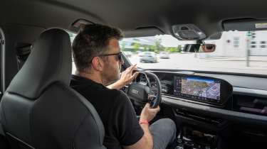 Audi Q6 Sportback e-tron steve walker driving