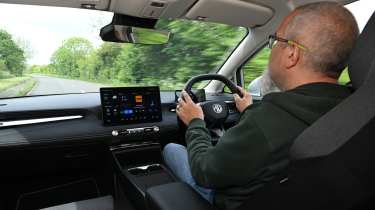 Auto Express senior test editor driving the MG4 Urban