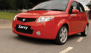Proton Savvy hatchback front tracking