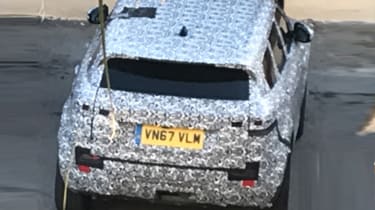 Range Rover Evoque hybrid - rear spy