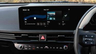 Kia EV6 - dashboard with climate control shortcuts