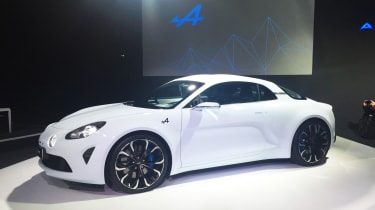 Renault Alpine Vision concept - show reveal front quarter