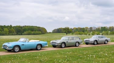 Rare Aston Martin DB5 triplets for sale for £4m