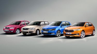 Skoda Fabia generations
