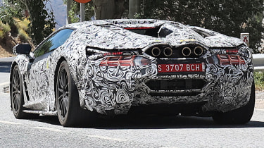 Lamborghini Aventador successor (July &#039;22 spyshots) - rear n/s