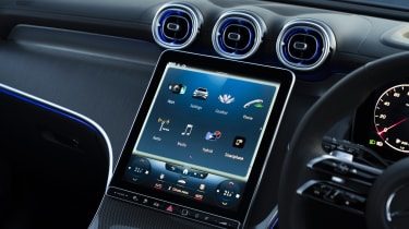 Mercedes GLC - central touchscreen