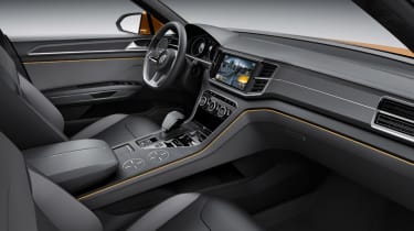 Volkswagen CrossBlue Coupe front interior