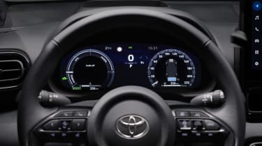 New Toyota Yaris - digital instrument panel