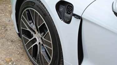 Porsche Taycan - charging door open