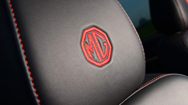 MG ZS - Headrest logo