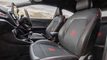 New Ford Fiesta ST-Line - front seats