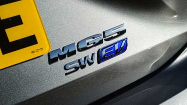 Used MG5 EV - rear badge