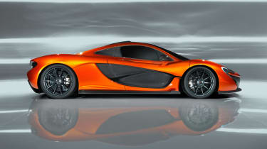 McLaren P1 side profile