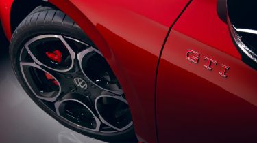 VW Golf GTI badge