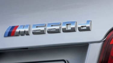 BMW M550d xDrive badge