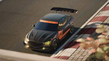 Genesis G70 Track Day Special Concept - top-down view