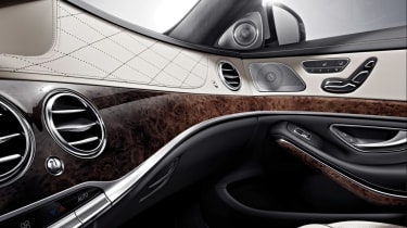 Mercedes S-Class interior detail