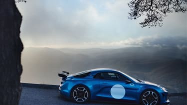 Renault Alpine Vision concept - blue car side