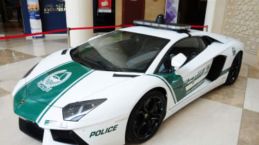 The Police in Dubai have a Lamborghini Aventador on their fleet. Beats a diesel Vauxhall Astra any day. 